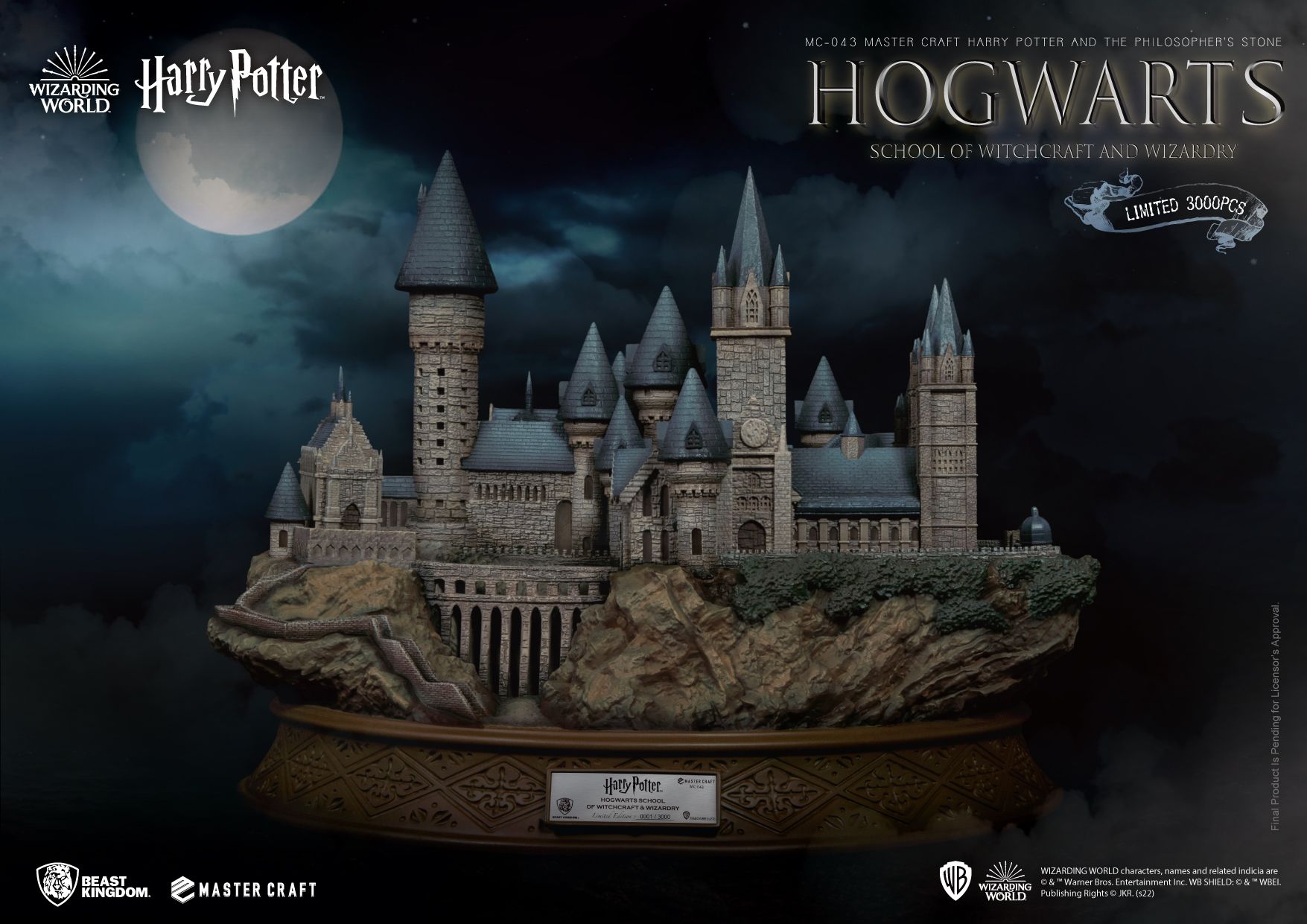 Pre-Order Beast Kingdom Harry Potter Hogwarts Castle Master Craft Statue